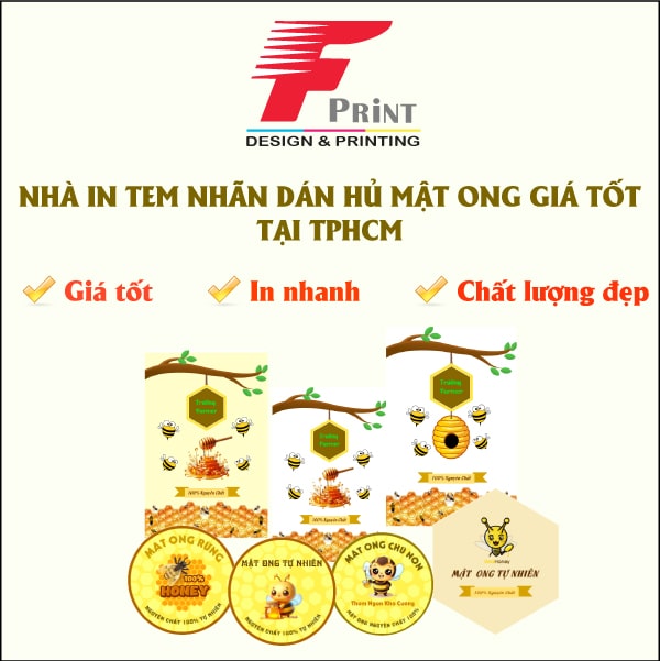 PRINT FAST NHÀ IN TEM NHÃN MẬT ONG GIÁ TỐT TẠI TPHCM