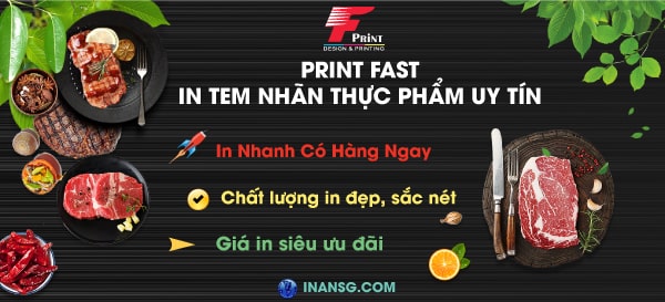 IN TEM NHÃN THỰC PHẨM