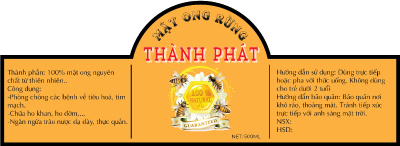 IN TEM NHÃN MẬT ONG TPHCM