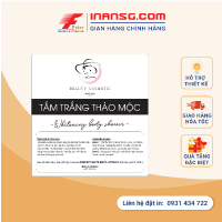 MẪU TEM MỸ PHẨM LÀM TỪ THẢO MỘC