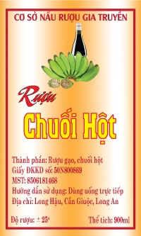 TEM RƯỢU CHUỐI HỘT