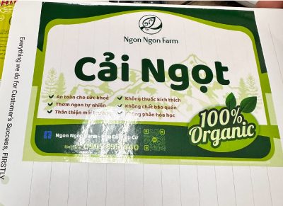 MẪU TEM DECAL DÁN SẢN PHẨM CỦA NGON NGON FARM