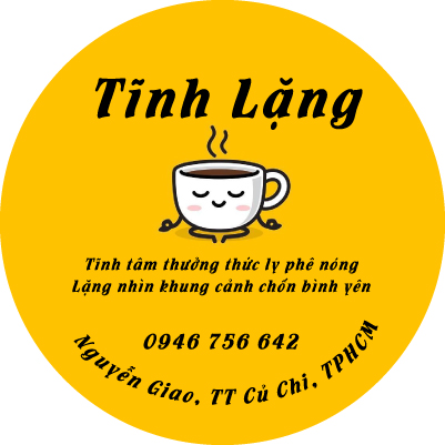 TEM DÁN LY TRÀ SỮA CAFE