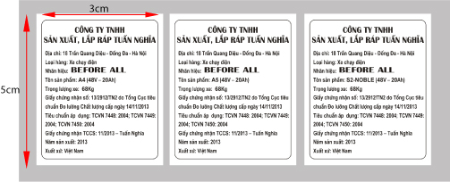 Kích Thước In Nhãn Phụ Thông Dụng 2025