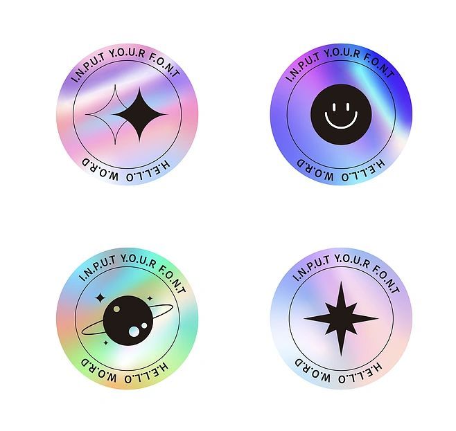 IN TEM DECAL HOLOGRAM 7 MÀU