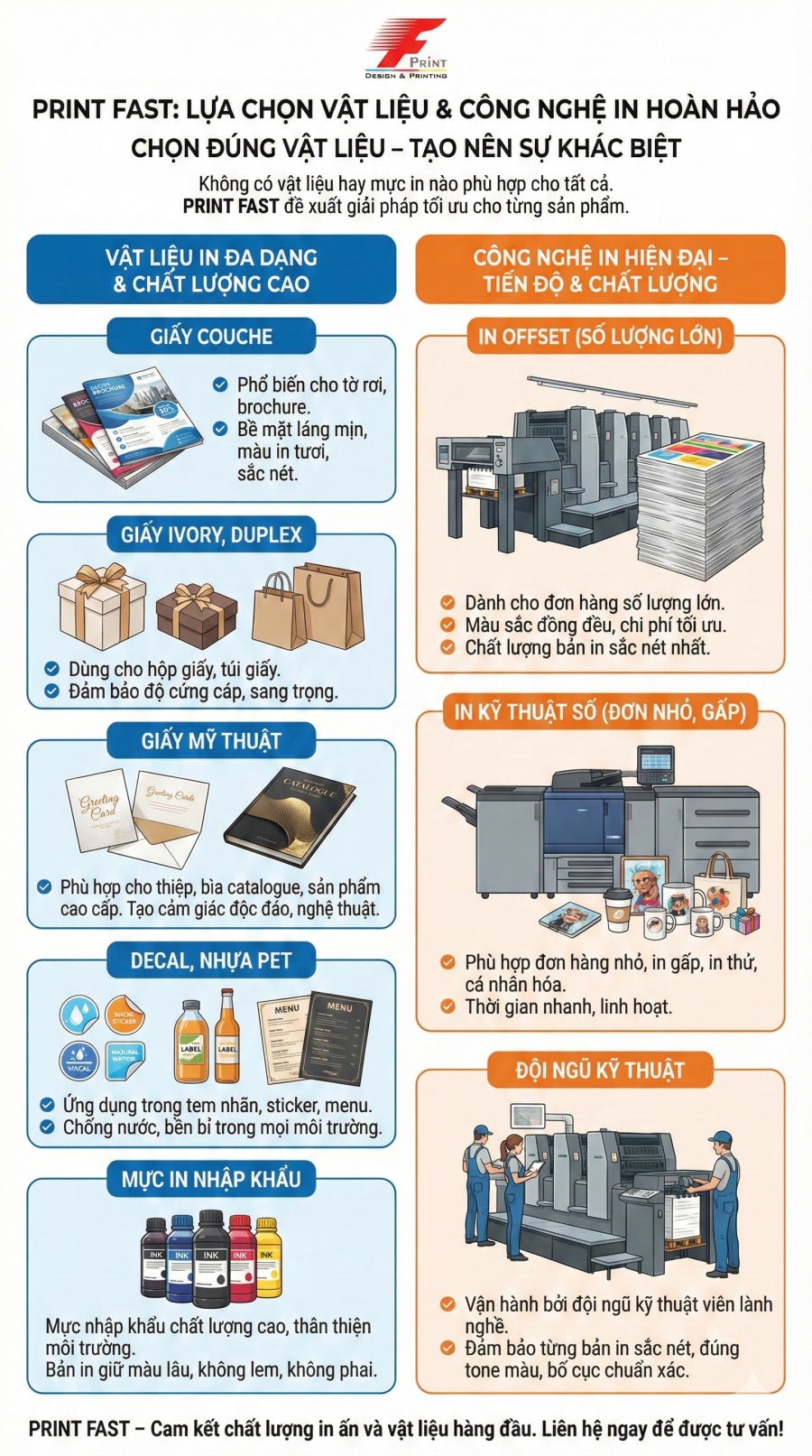 QUY TRÌNH IN ẤN CHUYÊN NGHIỆP – TỪ THIẾT KẾ ĐẾN GIAO HÀNG