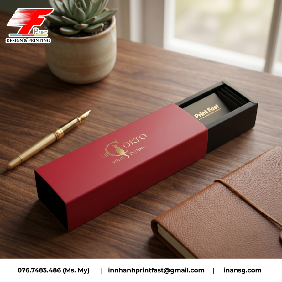 Mẫu thiết kế hộp giấy cứng cao cấp.