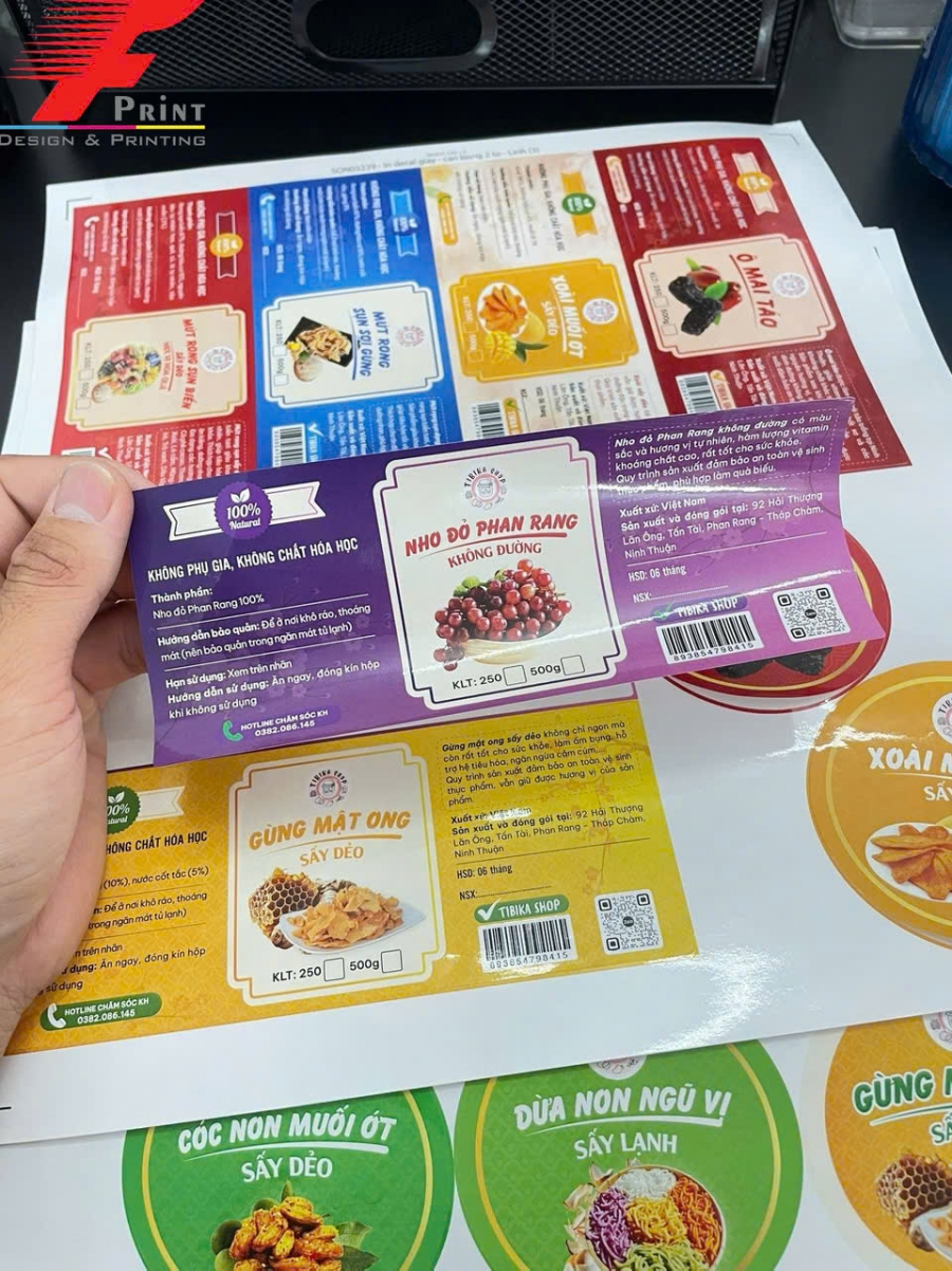 In Tem Nhãn Số Lượng Ít Có Đắt Không? Báo Giá & Giải Pháp Tiết Kiệm