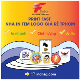 IN TEM LOGO STICKER DÁN ĐẸP